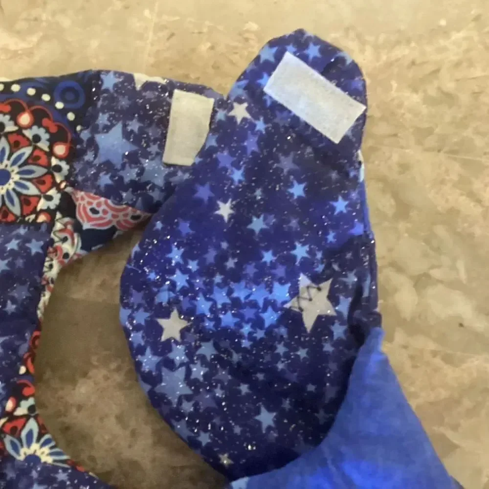 NWOT. Hand Crafted Quilted Reversible Baby Bib $12 ea. or 3/$25